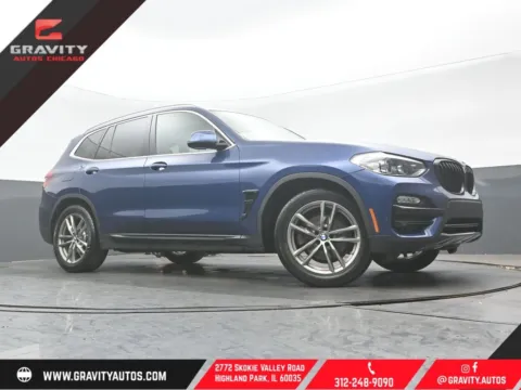 Blue 2018 BMW X3 xDrive30i for sale in Highland Park, IL