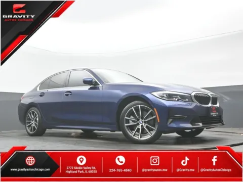 Blue 2020 BMW 3 Series 330i xDrive for sale in Highland Park, IL