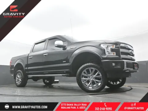 Black 2016 Ford F-150 Lariat for sale in Highland Park, IL