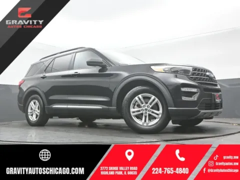 Black 2020 Ford Explorer XLT for sale in Highland Park, IL