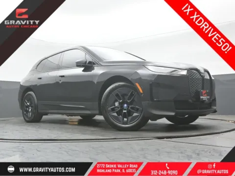 Gray 2024 BMW iX xDrive50 for sale in Highland Park, IL