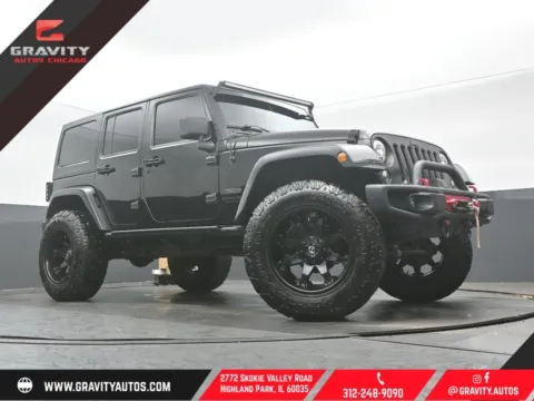 Black 2018 Jeep Wrangler JK Unlimited Rubicon for sale in Highland Park, IL