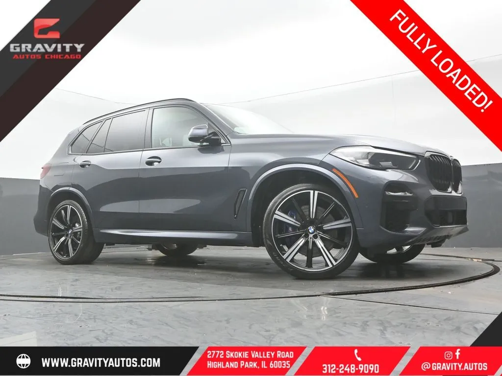 Gray 2022 BMW X5 M50i for sale in Highland Park, IL