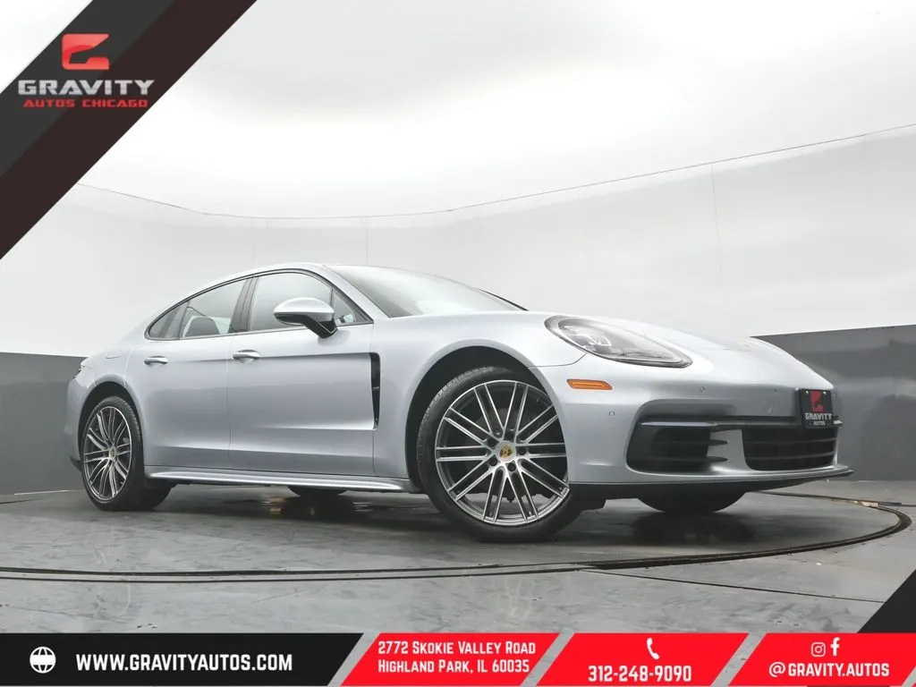 Silver 2017 Porsche Panamera 4S for sale in Highland Park, IL