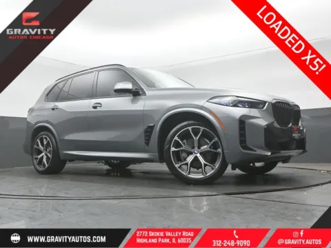 Gray 2024 BMW X5 xDrive40i for sale in Highland Park, IL
