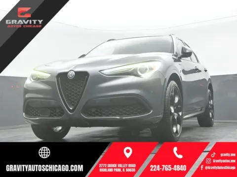 Gray 2022 Alfa Romeo Stelvio Veloce for sale in Highland Park, IL