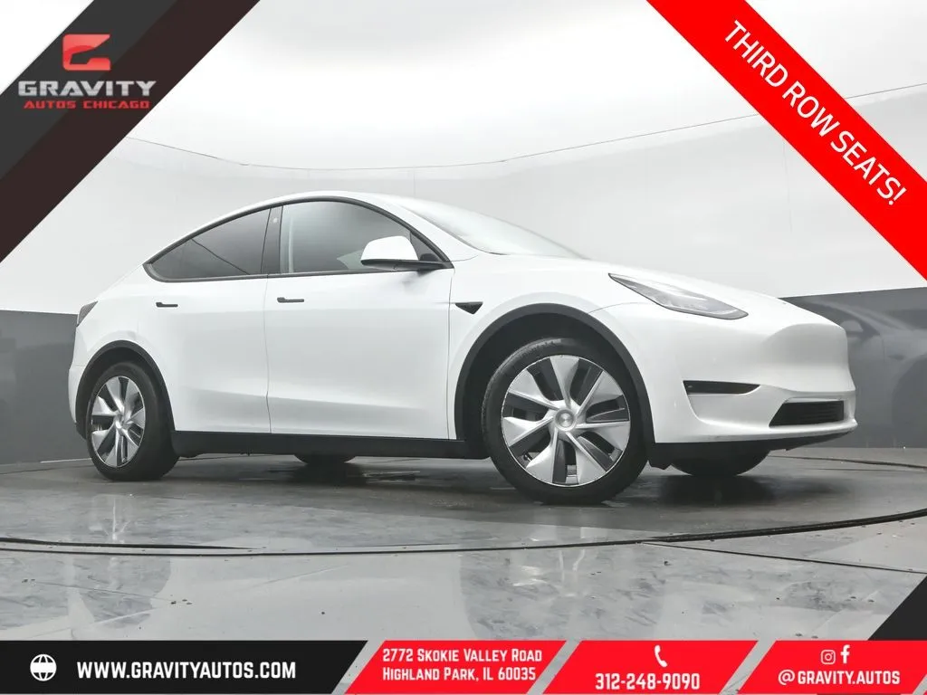 White 2022 Tesla Model Y Long Range for sale in Highland Park, IL