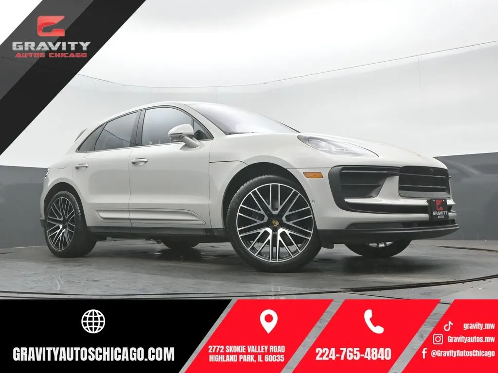 Black 2022 Porsche Macan for sale in Highland Park, IL