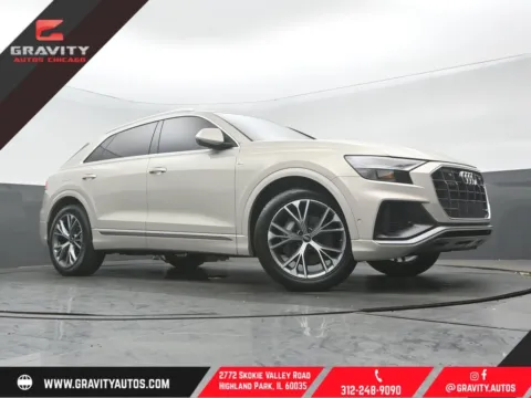 Beige 2023 Audi Q8 55 Prestige for sale in Highland Park, IL