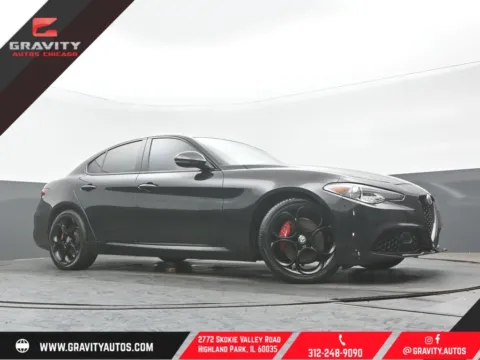 Black 2021 Alfa Romeo Giulia Ti Sport for sale in Highland Park, IL