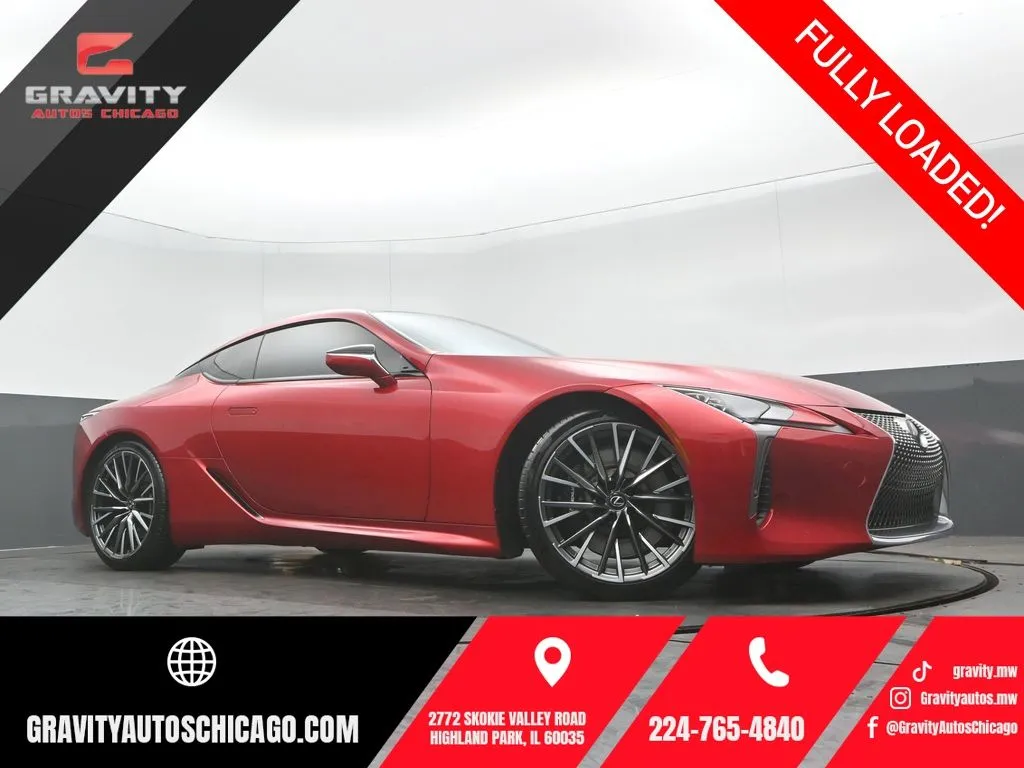 Red 2024 Lexus LC 500 for sale in Highland Park, IL
