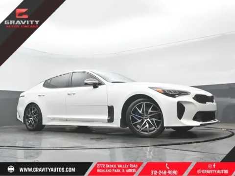 White 2022 Kia Stinger GT-Line for sale in Highland Park, IL