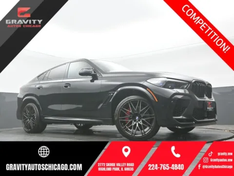 Black 2022 BMW X6 M for sale in Highland Park, IL