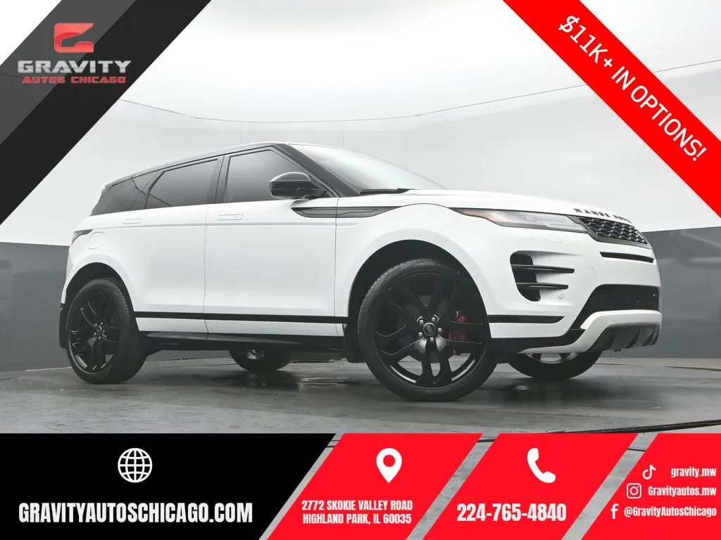 White 2022 Land Rover Range Rover Evoque R-Dynamic SE for sale in Highland Park, IL