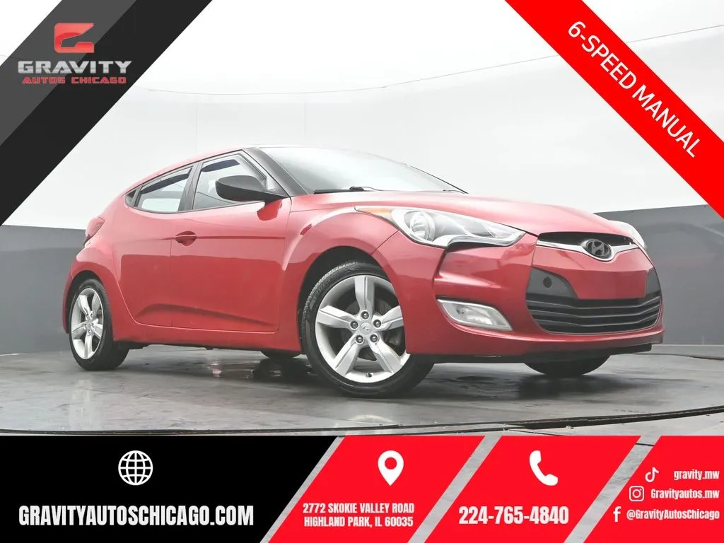 Red 2014 Hyundai Veloster for sale in Highland Park, IL