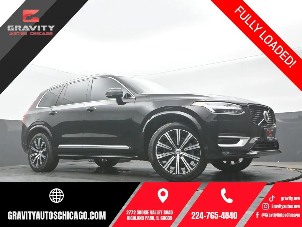 Black 2021 Volvo XC90 T6 Inscription for sale in Highland Park, IL