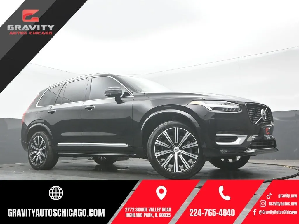 Black 2021 Volvo XC90 T6 Inscription for sale in Highland Park, IL