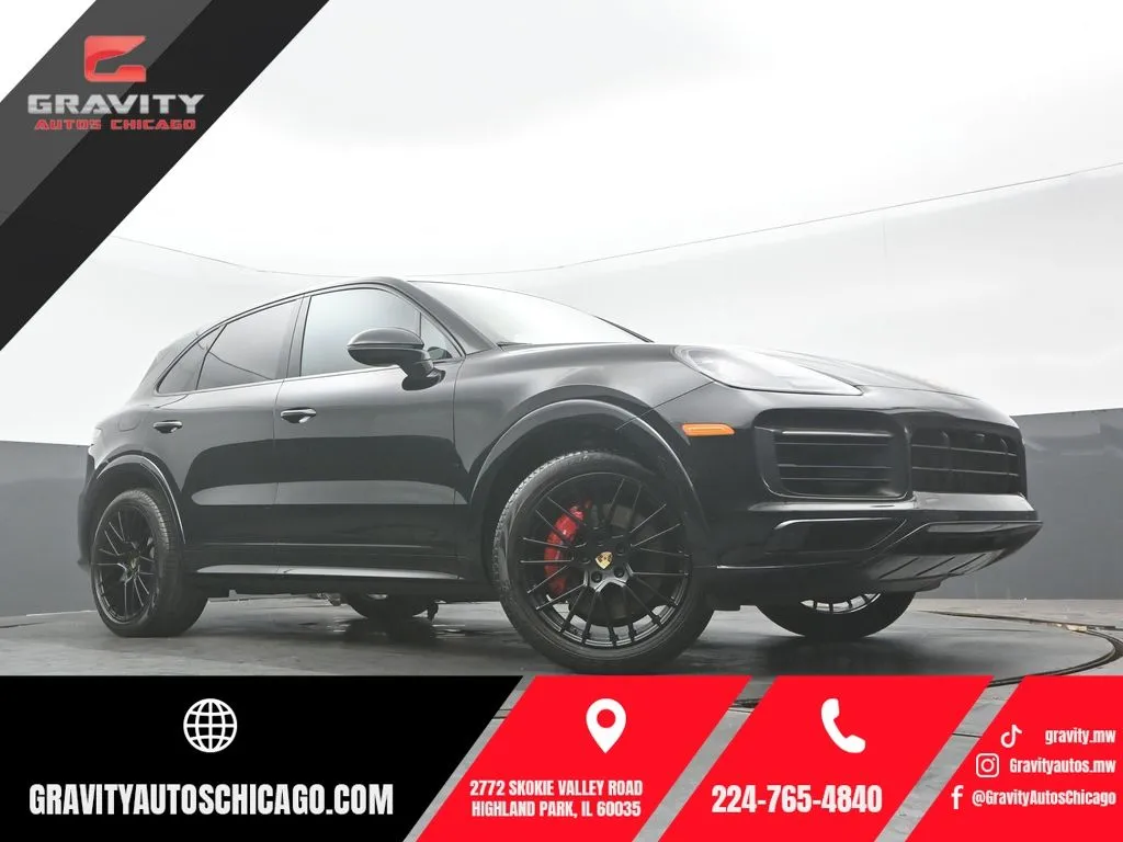 Black 2023 Porsche Cayenne GTS for sale in Highland Park, IL