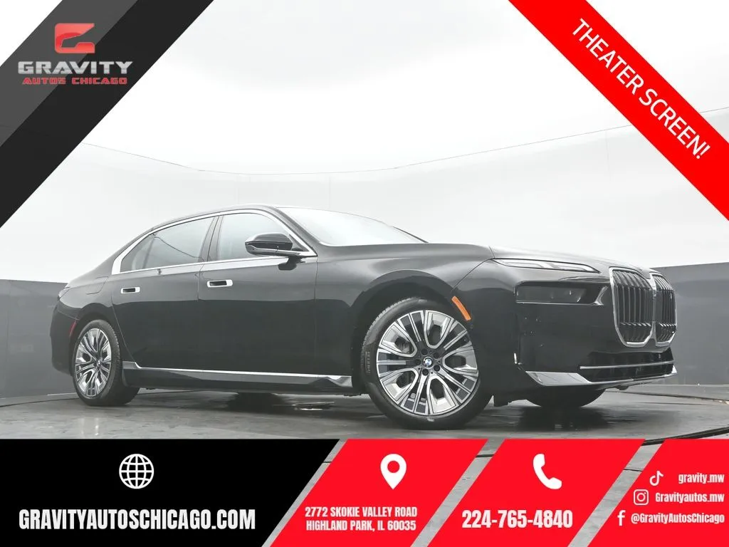 Black 2023 BMW i7 xDrive60 for sale in Highland Park, IL