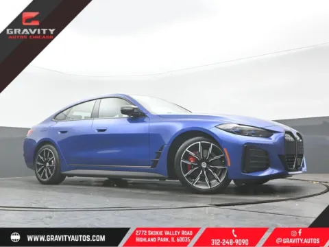 Blue 2023 BMW i4 M50 for sale in Highland Park, IL