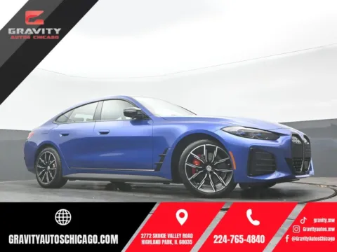 Blue 2023 BMW i4 M50 for sale in Highland Park, IL