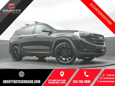 Black 2021 GMC Terrain SLT for sale in Highland Park, IL