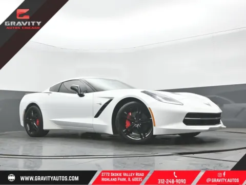 White 2017 Chevrolet Corvette Stingray for sale in Highland Park, IL