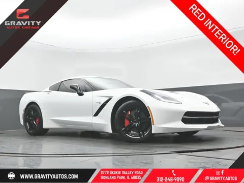 White 2017 Chevrolet Corvette Stingray for sale in Highland Park, IL