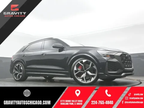 Black 2021 Audi RS Q8 4.0T for sale in Highland Park, IL