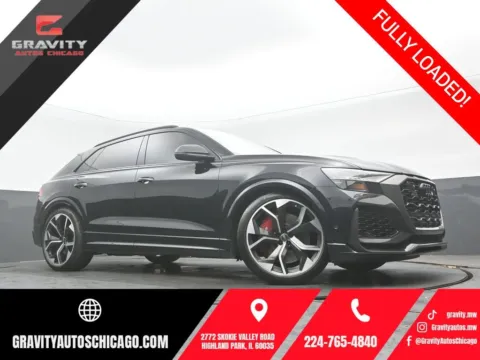 Black 2021 Audi RS Q8 4.0T for sale in Highland Park, IL