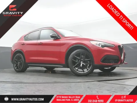 Red 2021 Alfa Romeo Stelvio Ti Sport for sale in Highland Park, IL