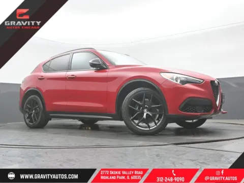 Red 2021 Alfa Romeo Stelvio Ti Sport for sale in Highland Park, IL