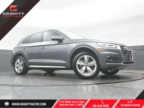 Gray 2018 Audi Q5 2.0T Premium for sale in Highland Park, IL