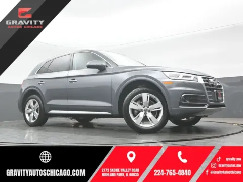 Gray 2018 Audi Q5 2.0T Premium for sale in Highland Park, IL