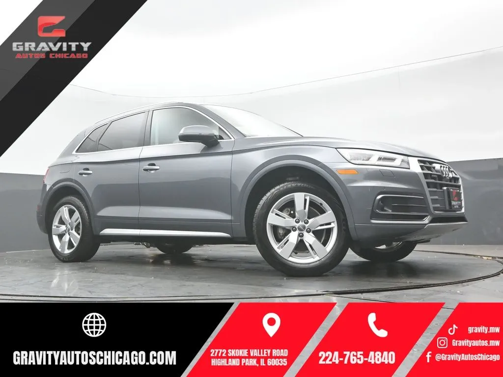 Gray 2018 Audi Q5 2.0T Premium for sale in Highland Park, IL