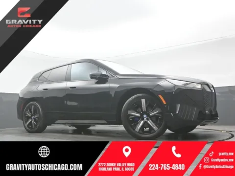 Black 2023 BMW iX xDrive50 for sale in Highland Park, IL