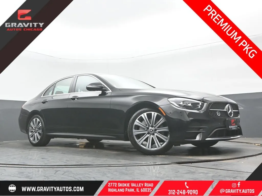 Black 2023 Mercedes-Benz E-Class E 350 for sale in Highland Park, IL