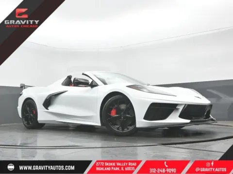 White 2021 Chevrolet Corvette Stingray for sale in Highland Park, IL