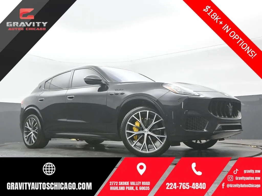 Black 2023 Maserati Grecale Modena for sale in Highland Park, IL