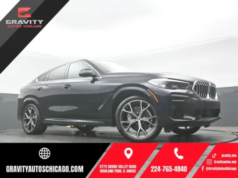 Black 2022 BMW X6 xDrive40i for sale in Highland Park, IL