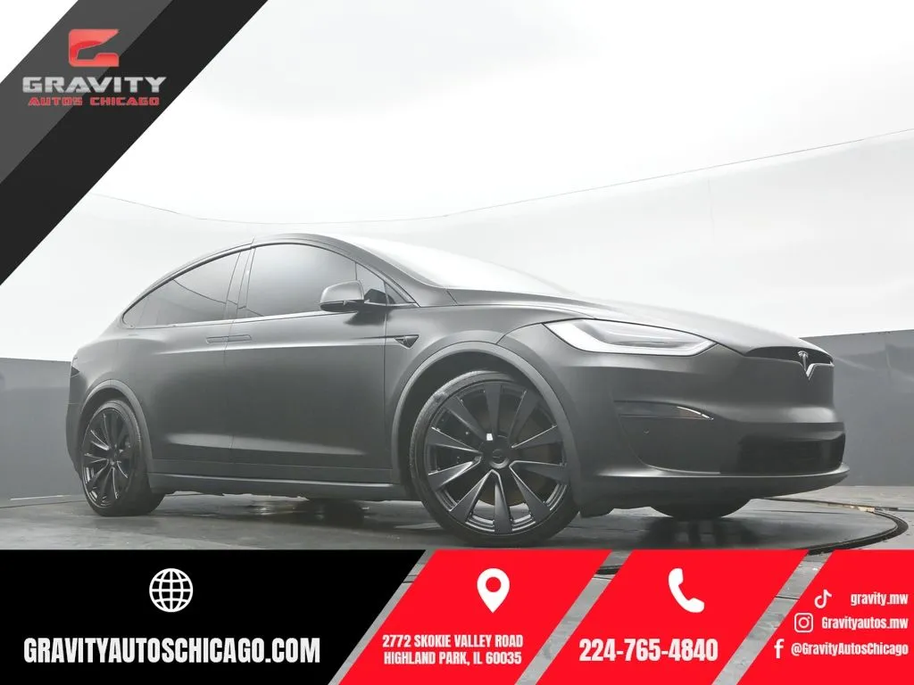 Black 2022 Tesla Model X Plaid for sale in Highland Park, IL