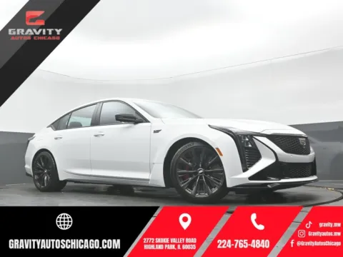 White 2025 Cadillac CT5 V-Series for sale in Highland Park, IL