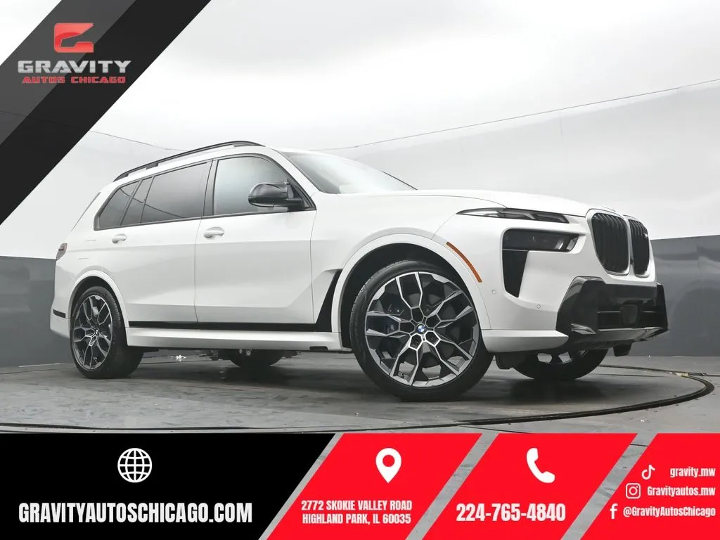 White 2023 BMW X7 M60i for sale in Highland Park, IL