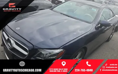 Blue 2019 Mercedes-Benz E-Class E 450 for sale in Highland Park, IL