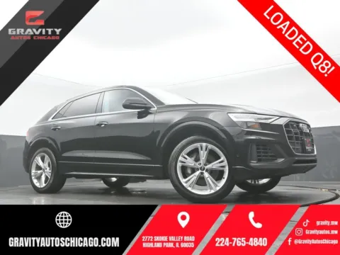 Black 2022 Audi Q8 55 Premium Plus for sale in Highland Park, IL