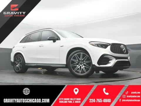 White 2024 Mercedes-Benz GLC 43 AMG for sale in Highland Park, IL