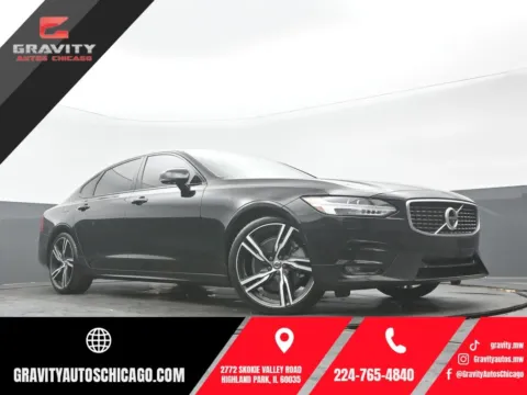 Black 2020 Volvo S90 T6 R-Design for sale in Highland Park, IL