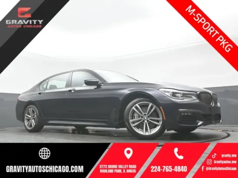 Black 2019 BMW 7 Series 750i xDrive for sale in Highland Park, IL