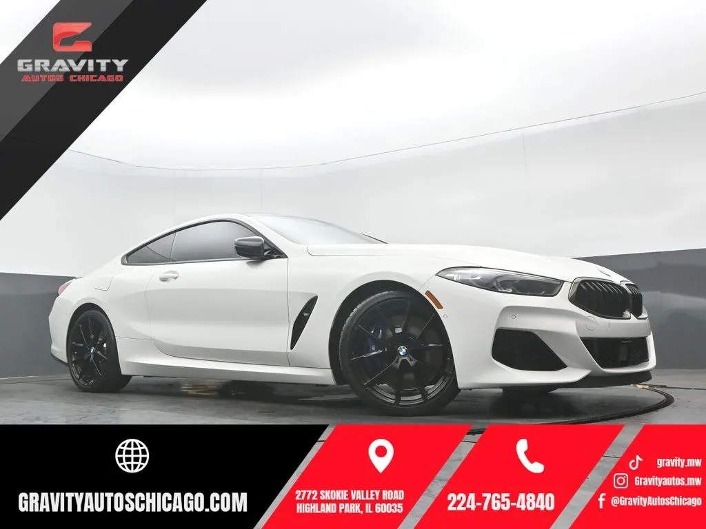 White 2021 BMW 8 Series M850i xDrive for sale in Highland Park, IL