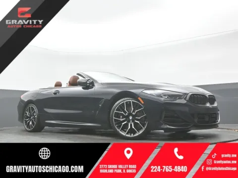 Black 2023 BMW 8 Series M850i xDrive for sale in Highland Park, IL
